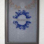 organza, felt, silk thread, wood 180 x 150 x 3 cm, each / 2014