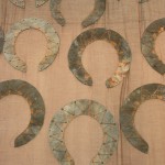 cotton, organza, lead, copper wire 300 x 100 cm / 2009
